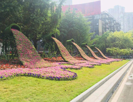 工业大道绿化栽种